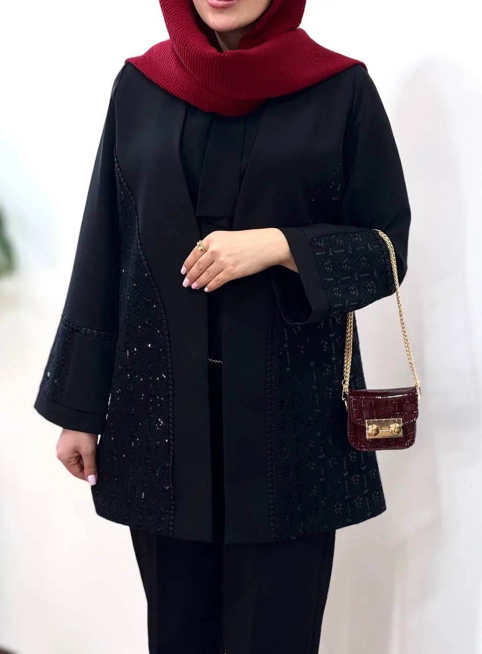 مانتو مجلسی سوزندوزی آیسو کاج